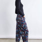 The Printed Slouchy Soft Twill Pants