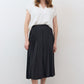 Pull On Pleated Skirt