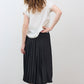 Pull On Pleated Skirt