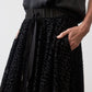 Pull-On Velvet Burnout Maxi Skirt