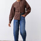 Raglan Button Down Poplin Blouse