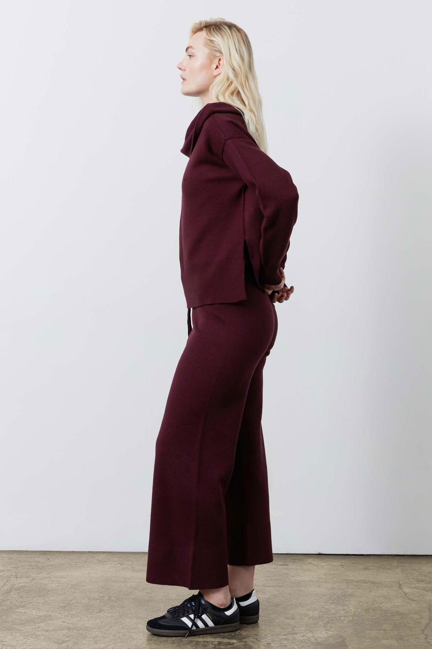 Recline Sweater Lounge Set | Burgundy – Ruti