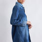 Relaxed Light Denim Tunic