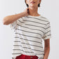 Relaxed Striped Lounge Top