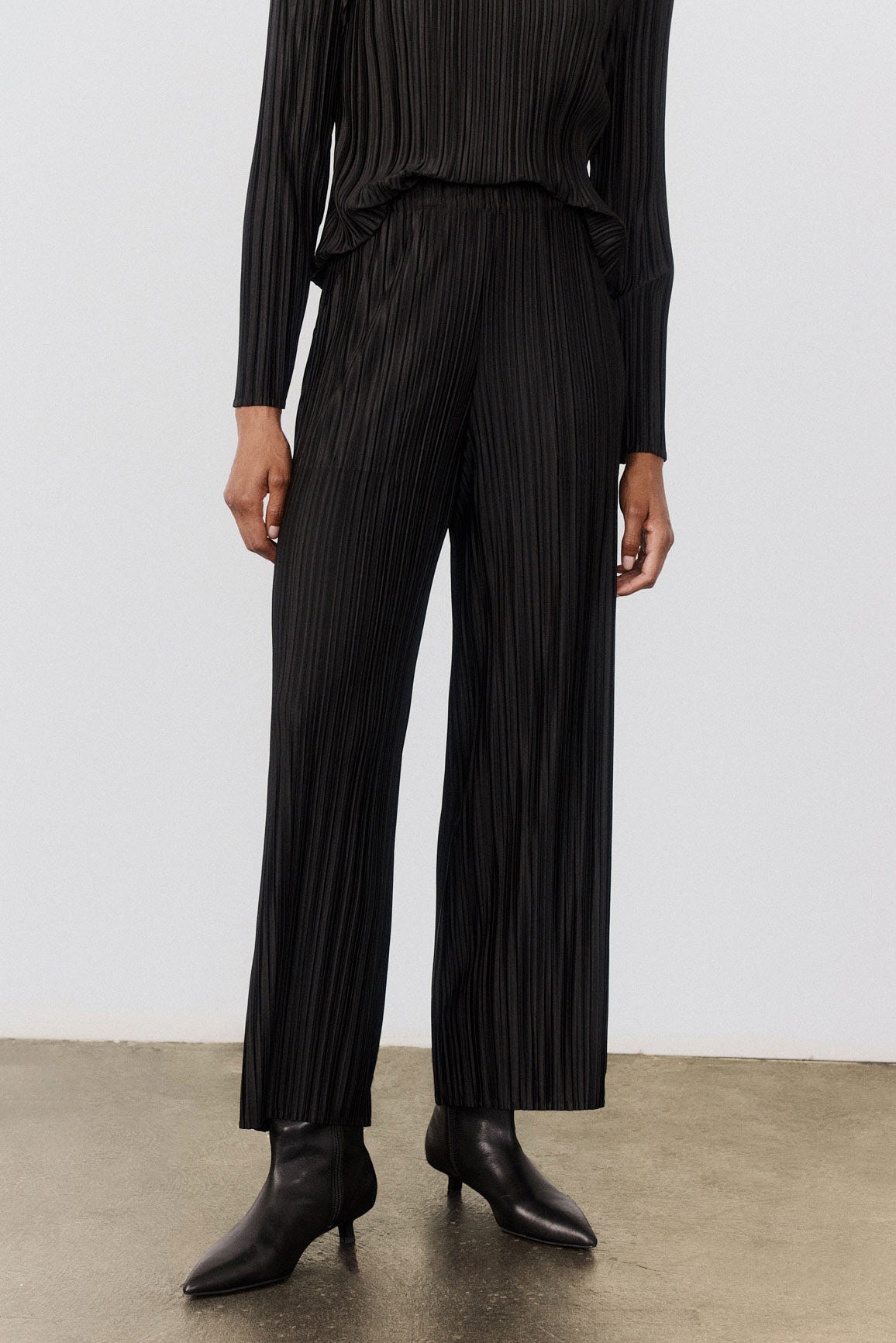 Relaxed Pleated Pants