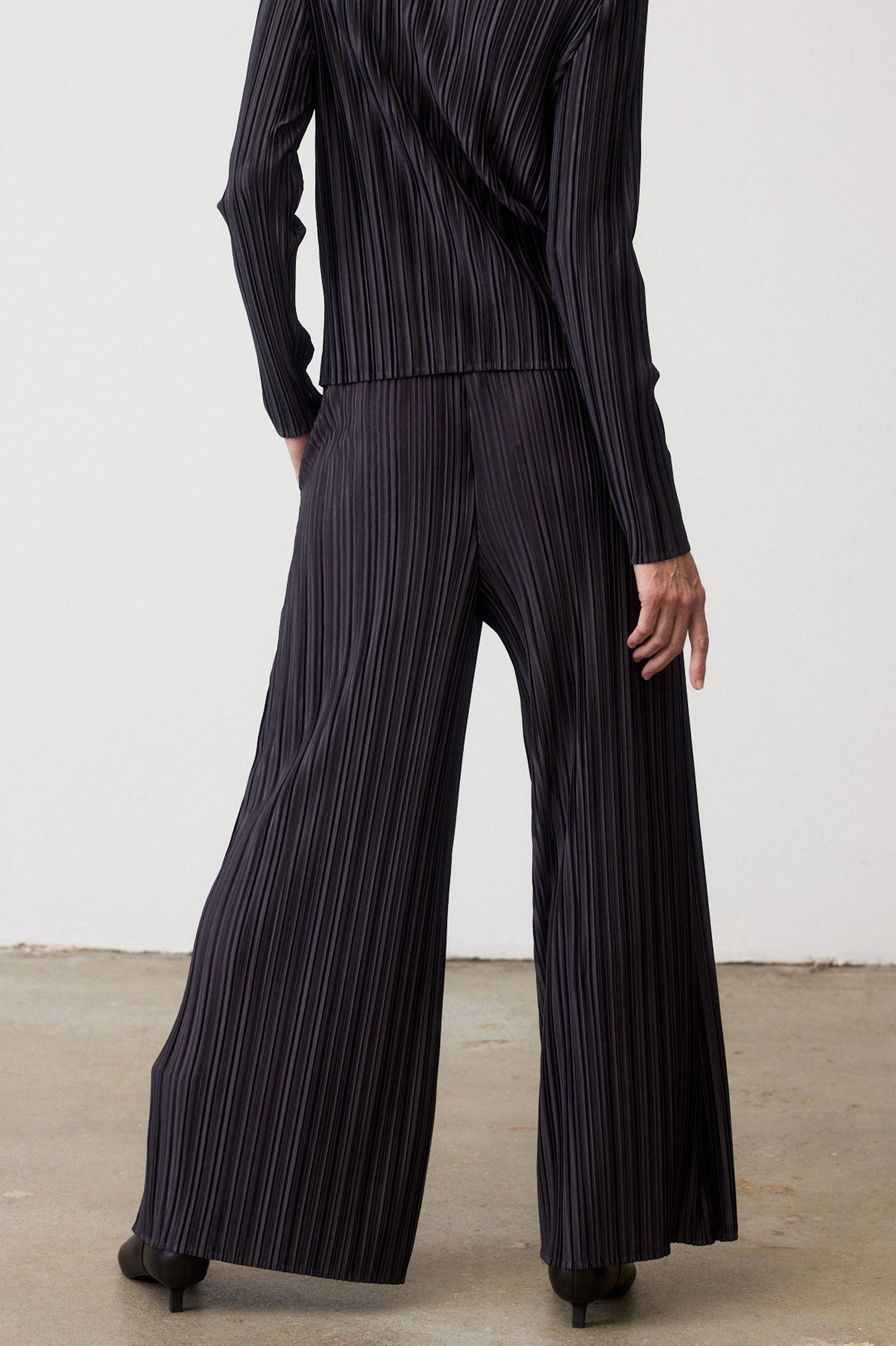 Relaxed Pleated Pants