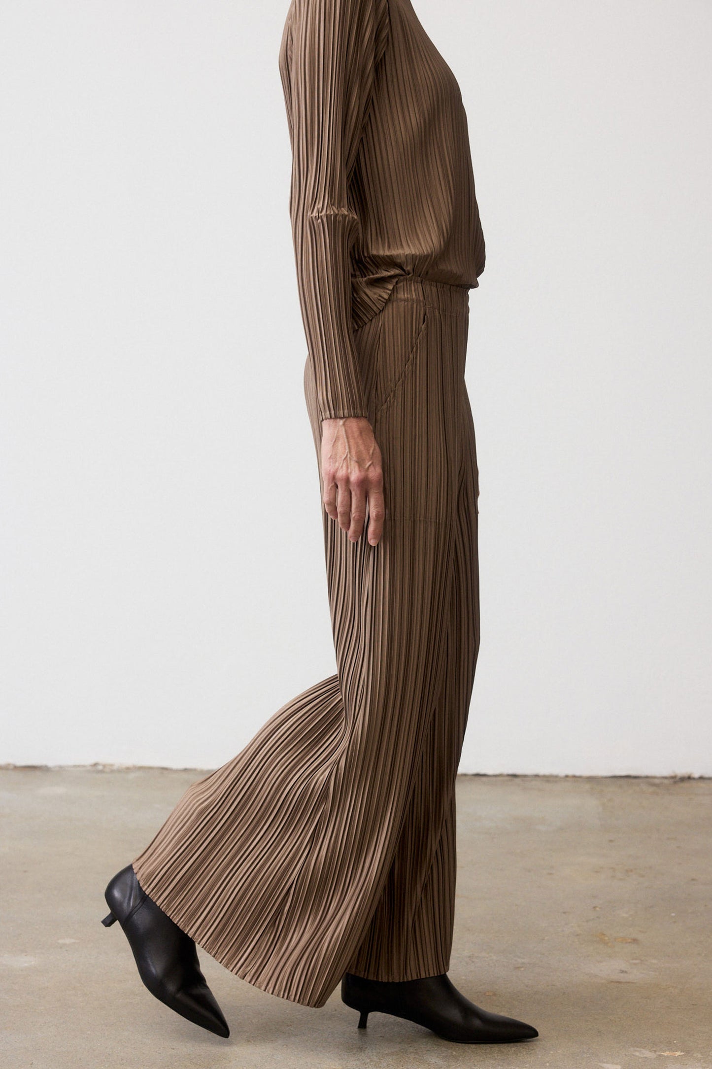 Relaxed Pleated Pants