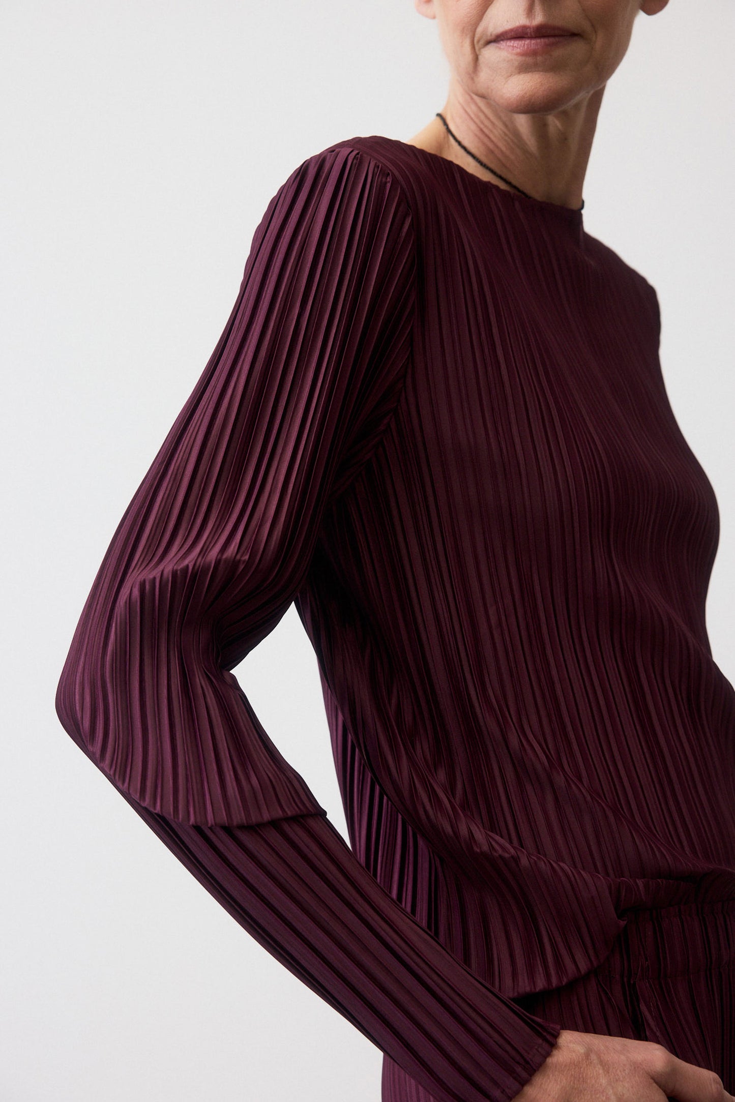 Relaxed Pleated Top