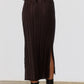 Relaxed Pleated Skirt