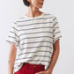 Relaxed Striped Lounge Top