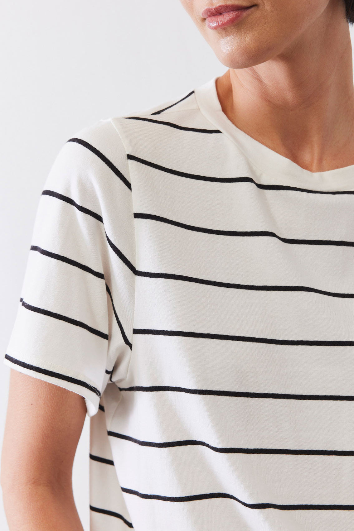 Relaxed Striped Lounge Top