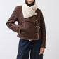 The Cruiser Reversible Shearling Moto Jacket