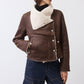 The Cruiser Reversible Shearling Moto Jacket