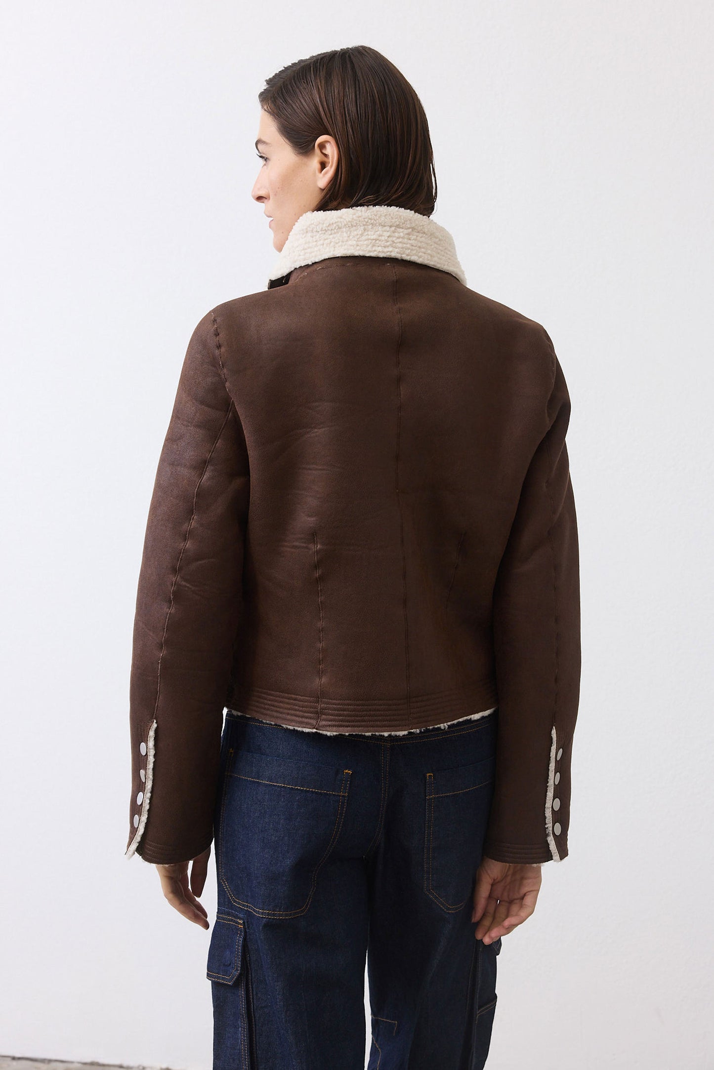 The Cruiser Reversible Shearling Moto Jacket