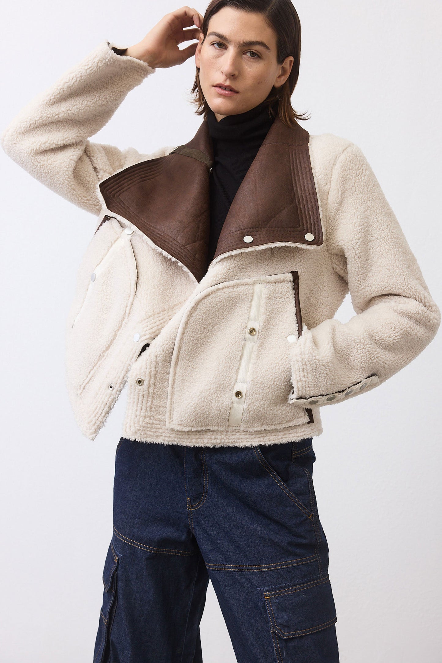 The Cruiser Reversible Shearling Moto Jacket