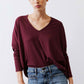 The Ribbed Dolman Long Sleeve Top
