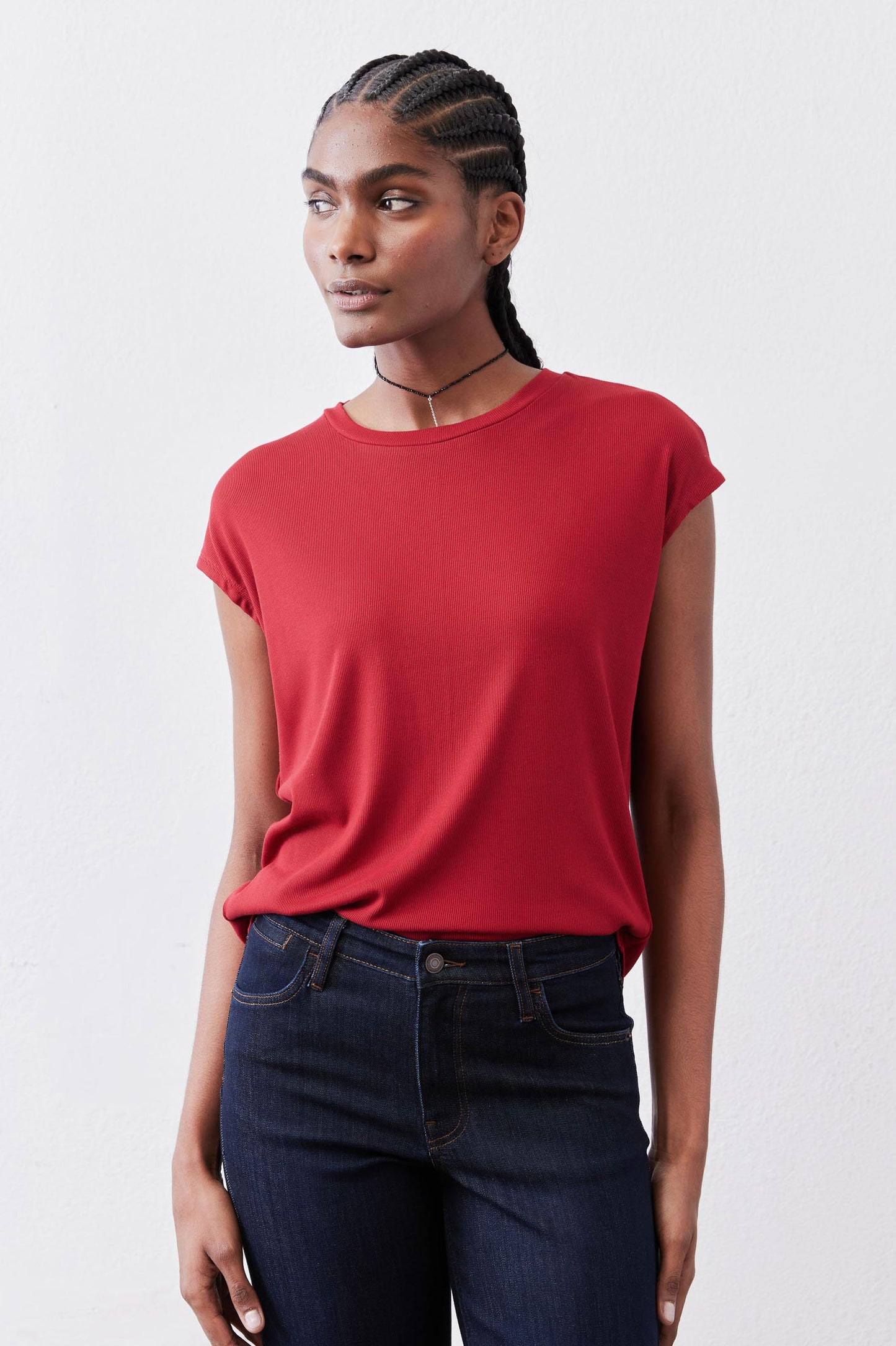 The Ribbed Tuck-In Tee