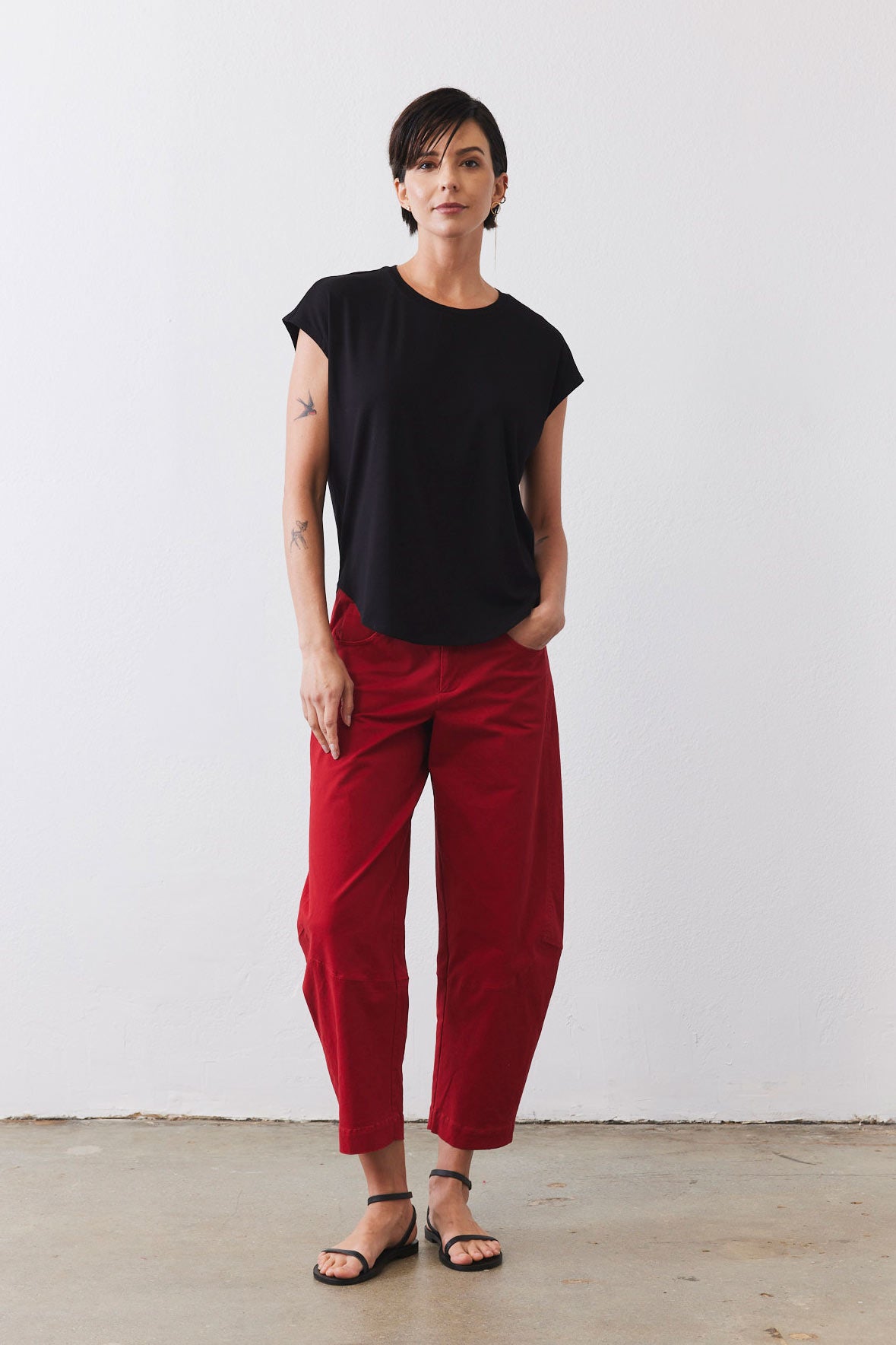 The Ribbed Tuck-In Tee