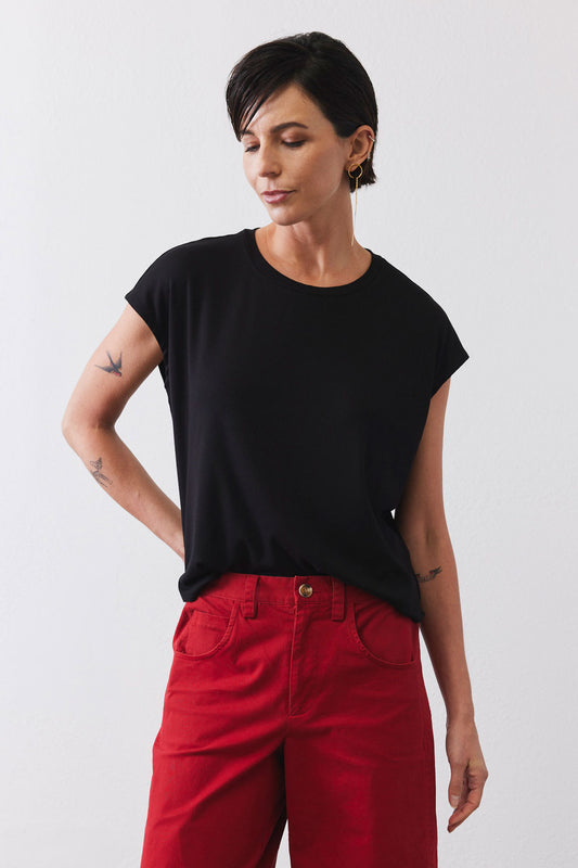 The Ribbed Tuck-In Tee