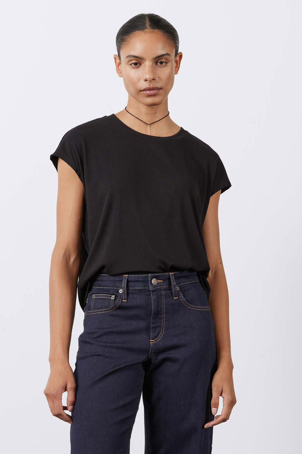 Ribbed Tuck Tee