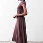 The Ruched Midi Dress