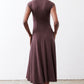 The Ruched Midi Dress