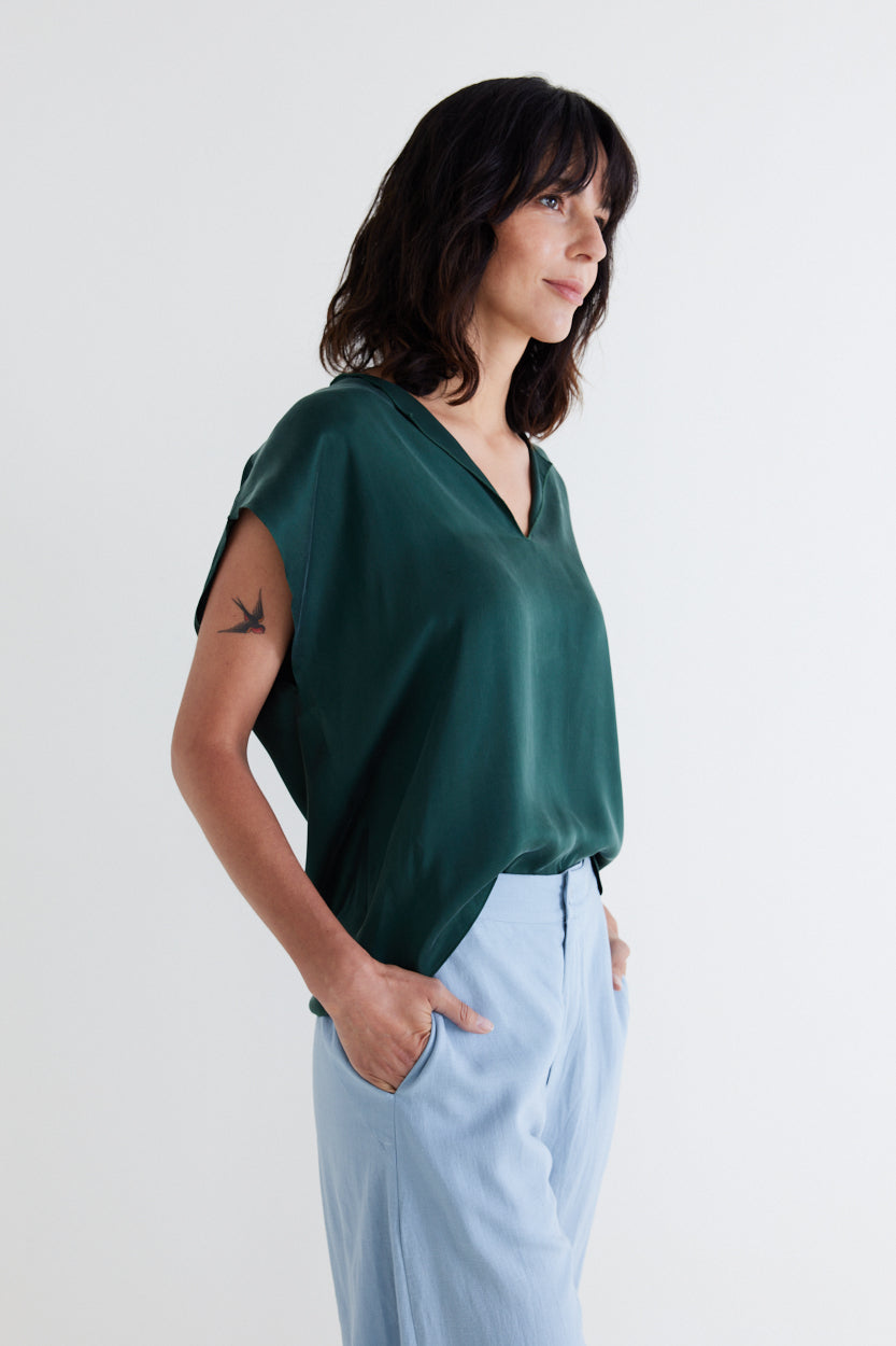 The All Day Washable Silk Top – Ruti