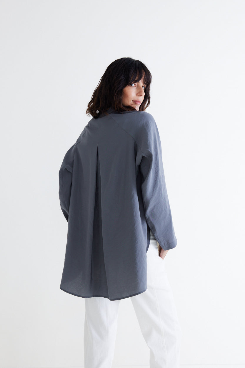 Muse Pleated Back Blouse