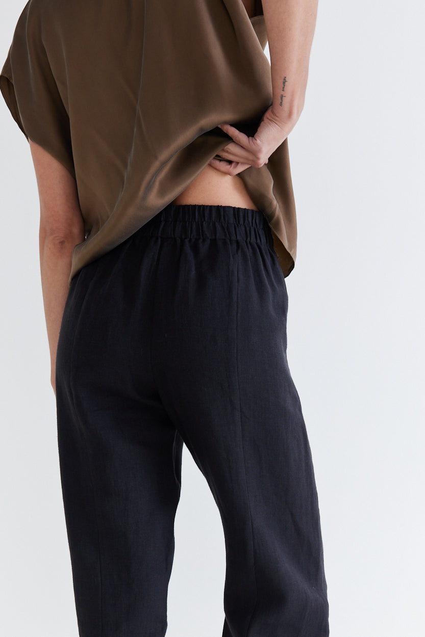 Not Too Tapered Linen Pants – Ruti