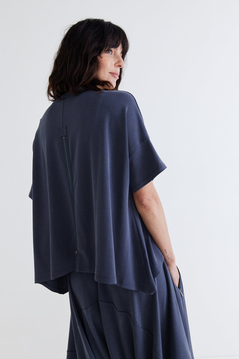 Oversized Tee With Back Details