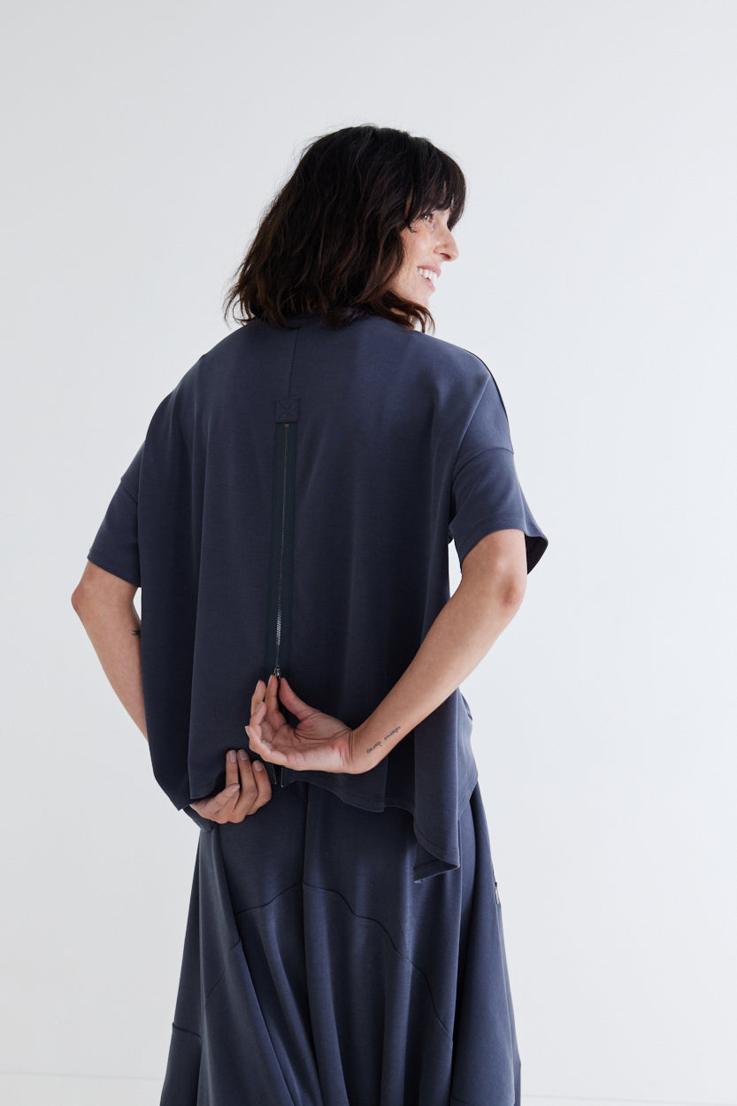 Oversized Tee With Back Details