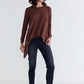 Sheer Knit High Low Top