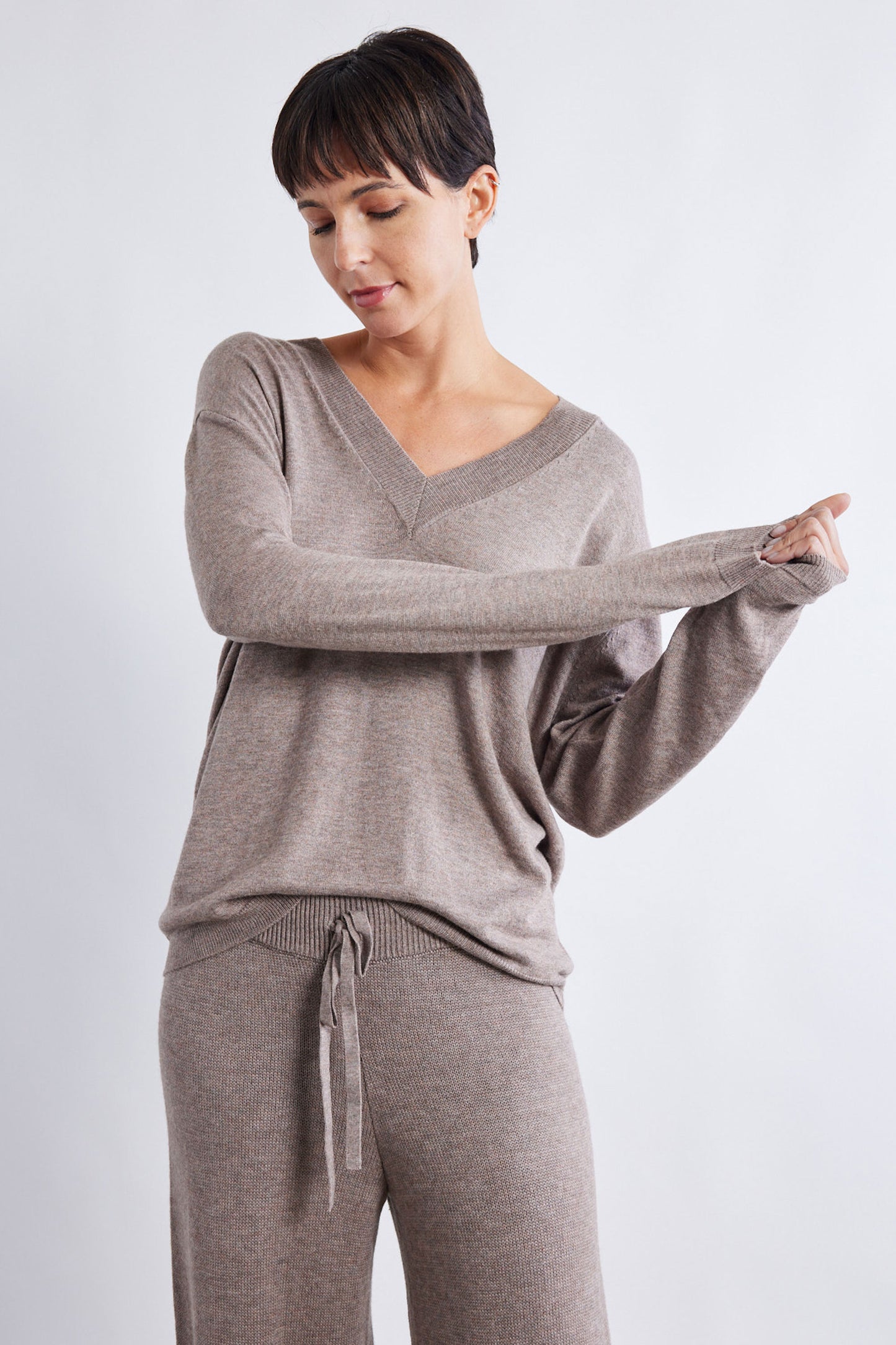 Savor V-Neck Lounge Sweater