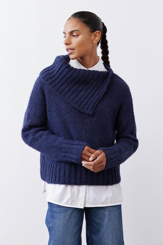 Serene Shawl Collar Sweater