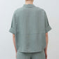 Silk Linen Oversized Pullover Blouse