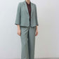 The Silk Linen Shrunken Blazer