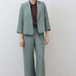 The Silk Linen Shrunken Blazer