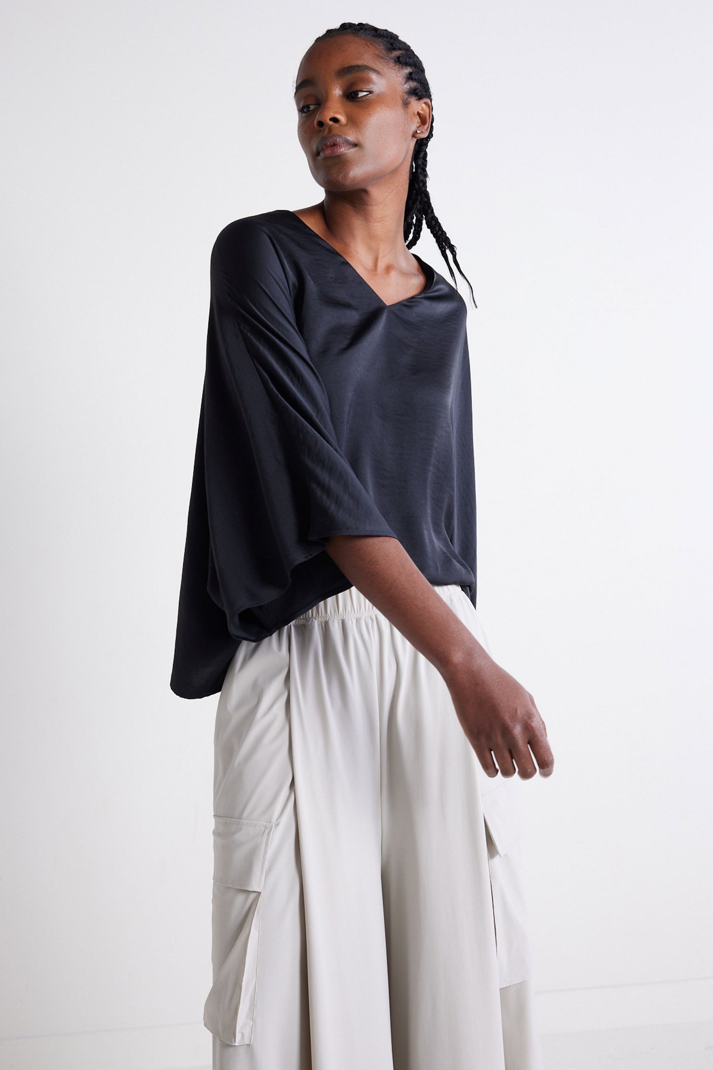 The Slinky Batwing Top