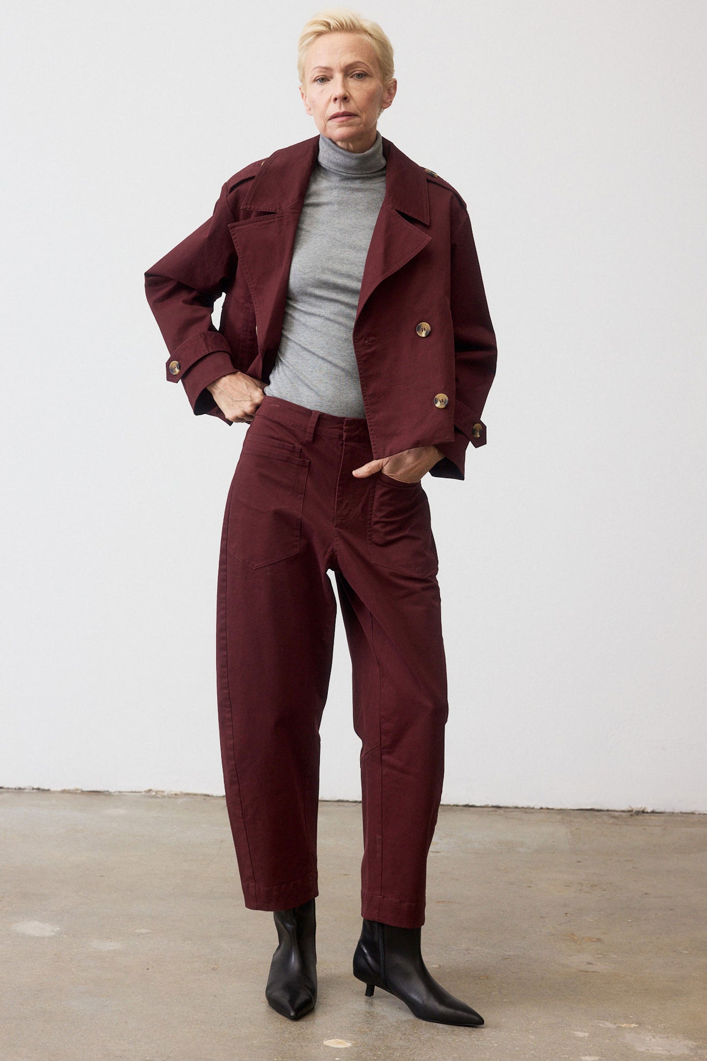 The Slouchy Soft Twill Pants