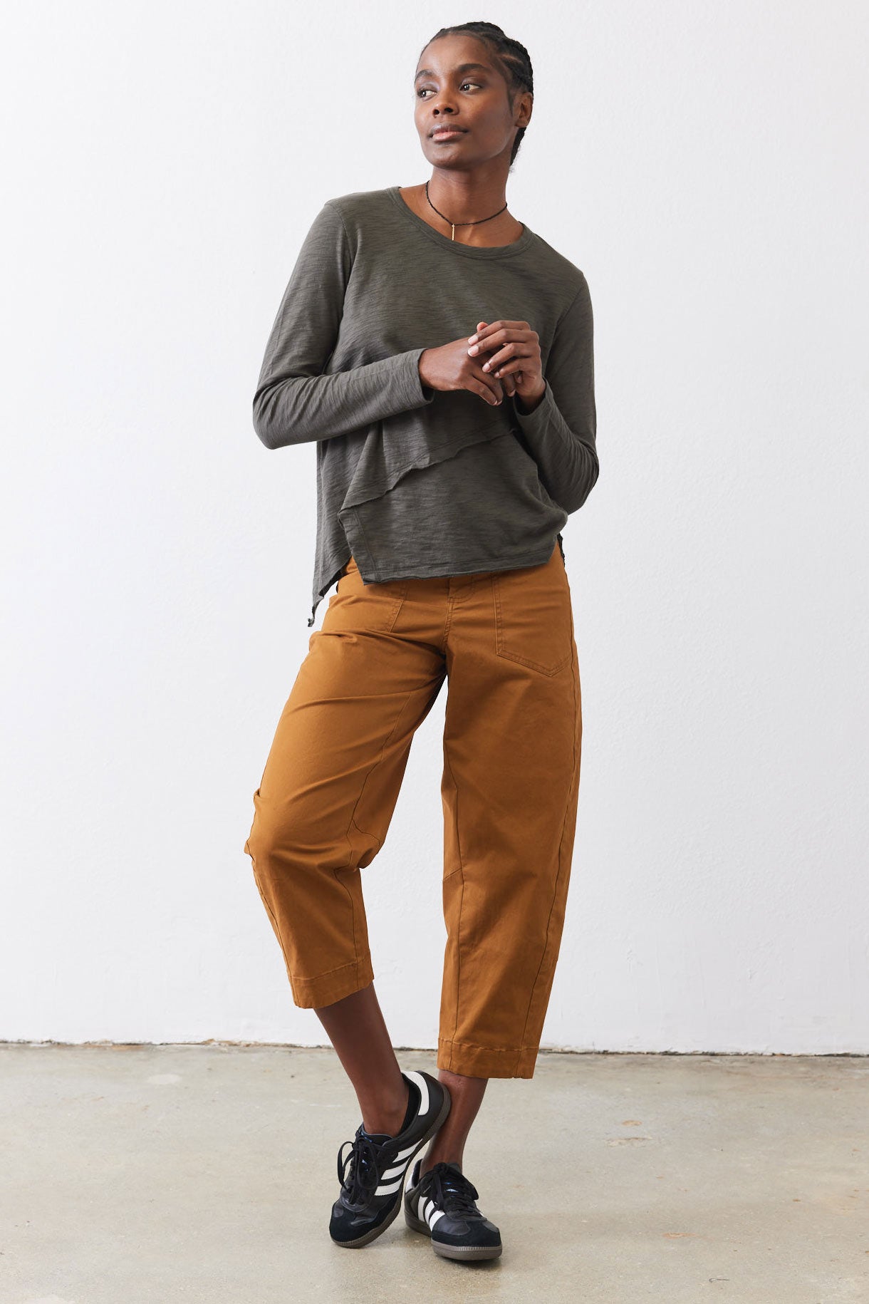 The Slouchy Soft Twill Pants