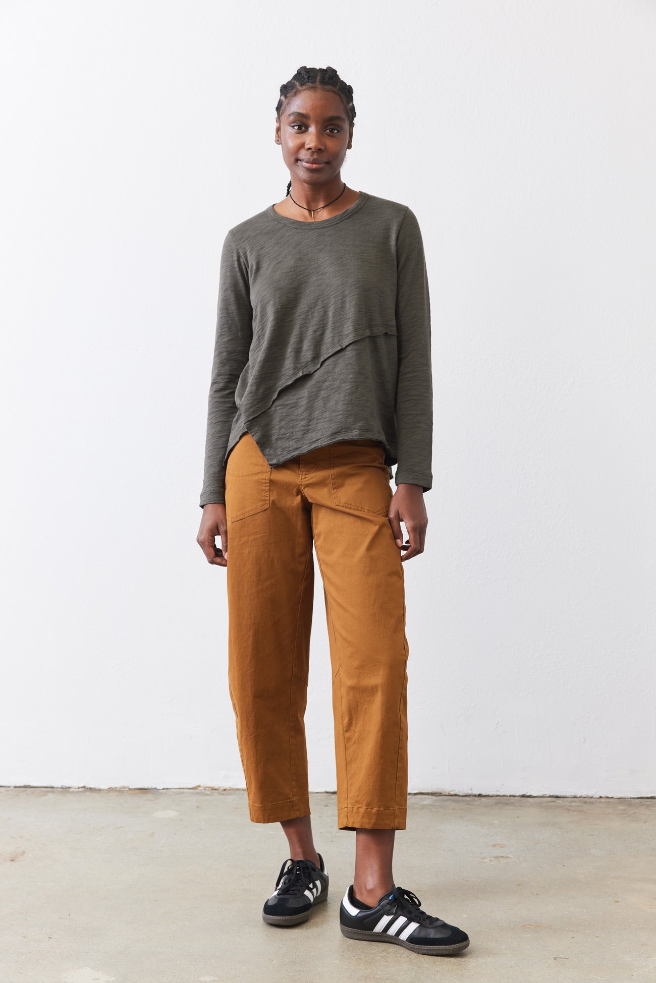 The Slouchy Soft Twill Pants