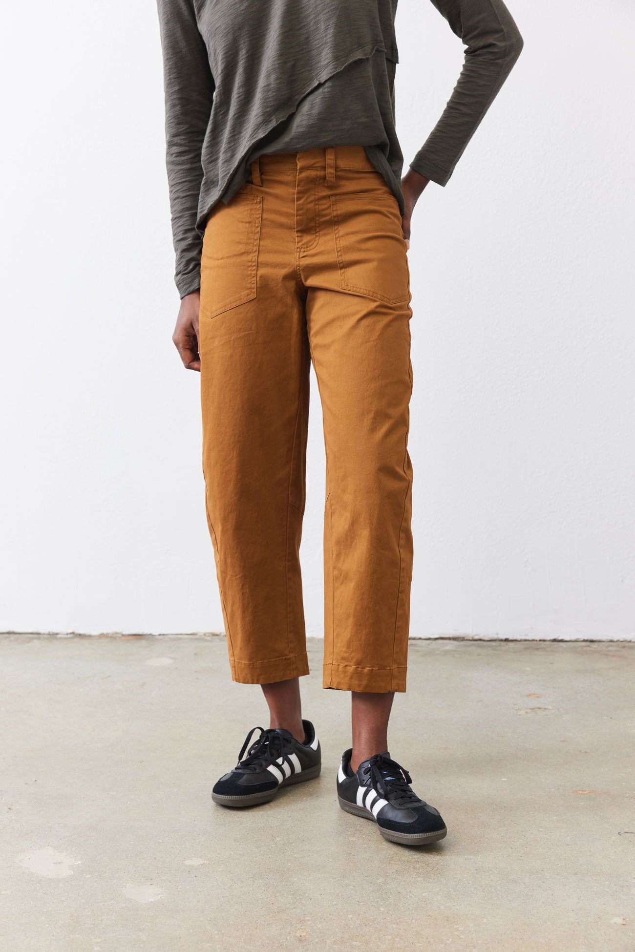 The Slouchy Soft Twill Pants