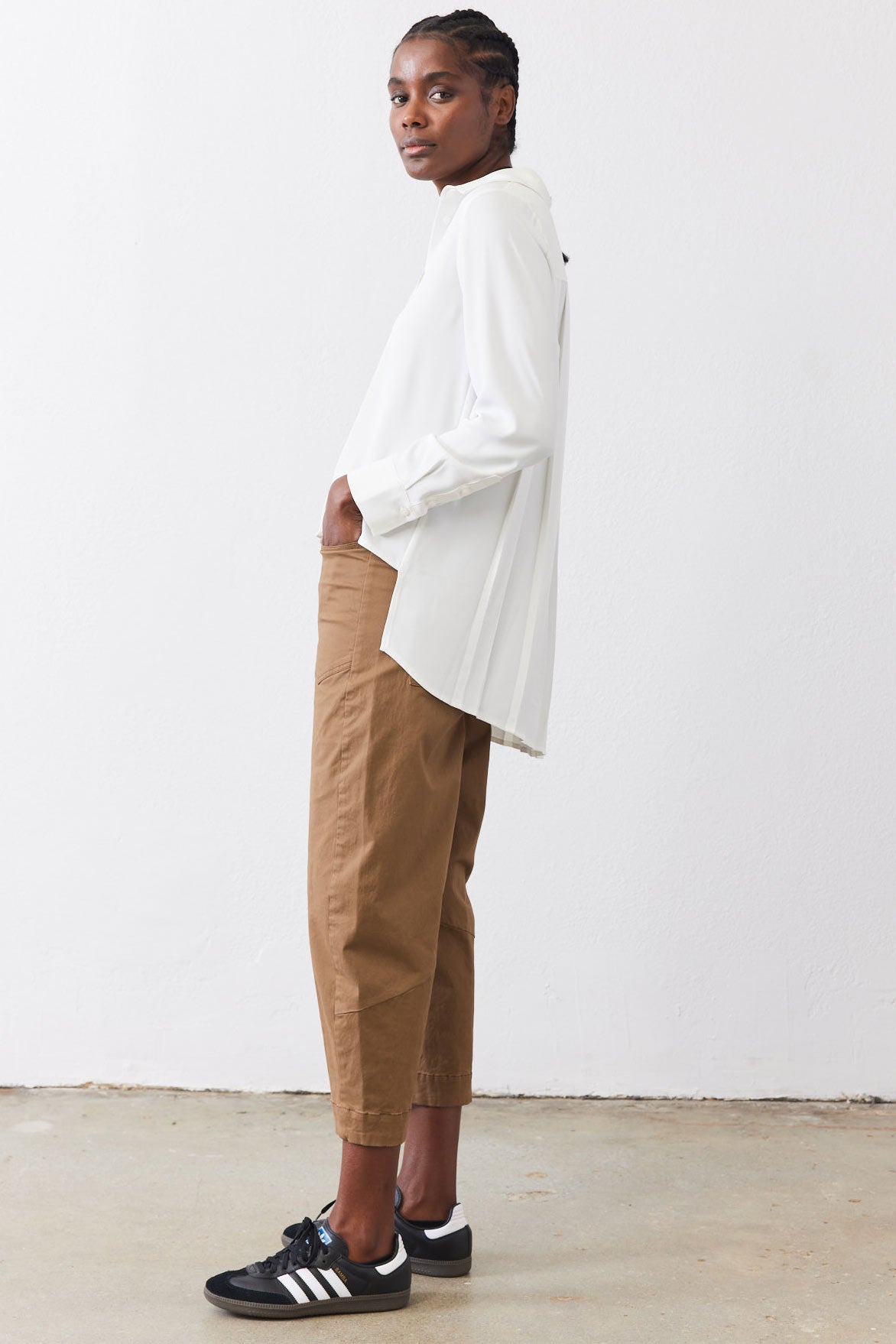 The Slouchy Soft Twill Pants