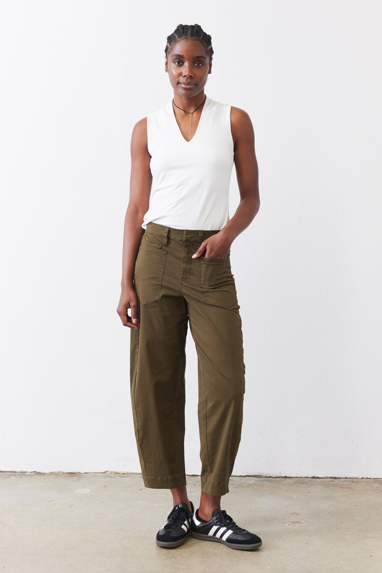 The Slouchy Soft Twill Pants