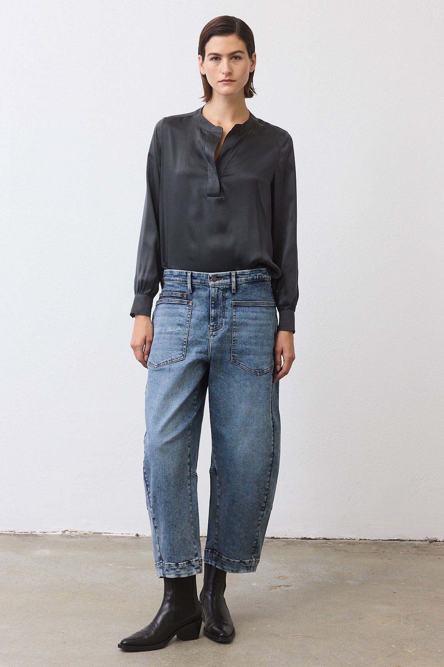 The Slouchy Denim Pants