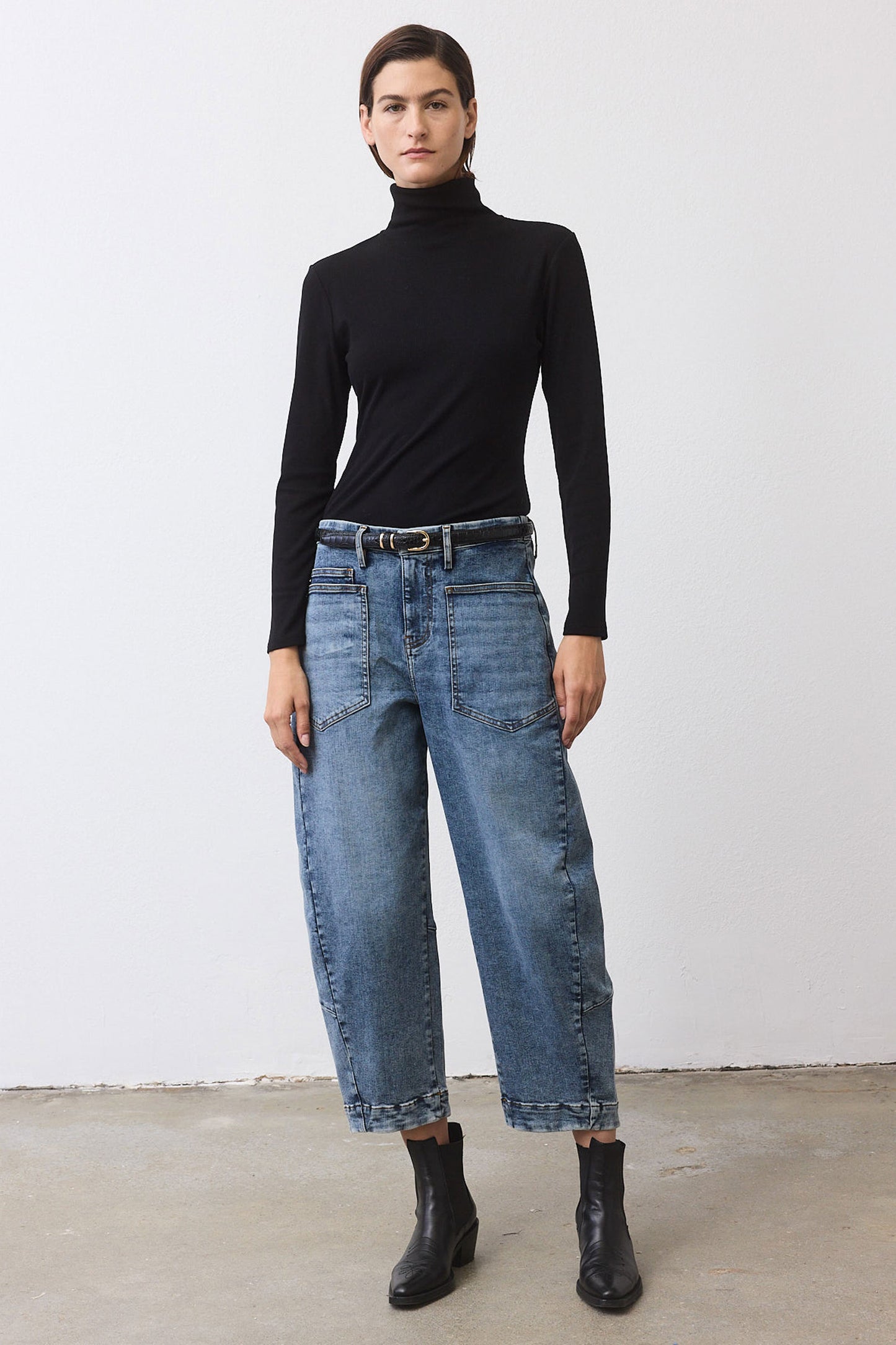 The Slouchy Denim Pants