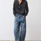 The Slouchy Denim Pants