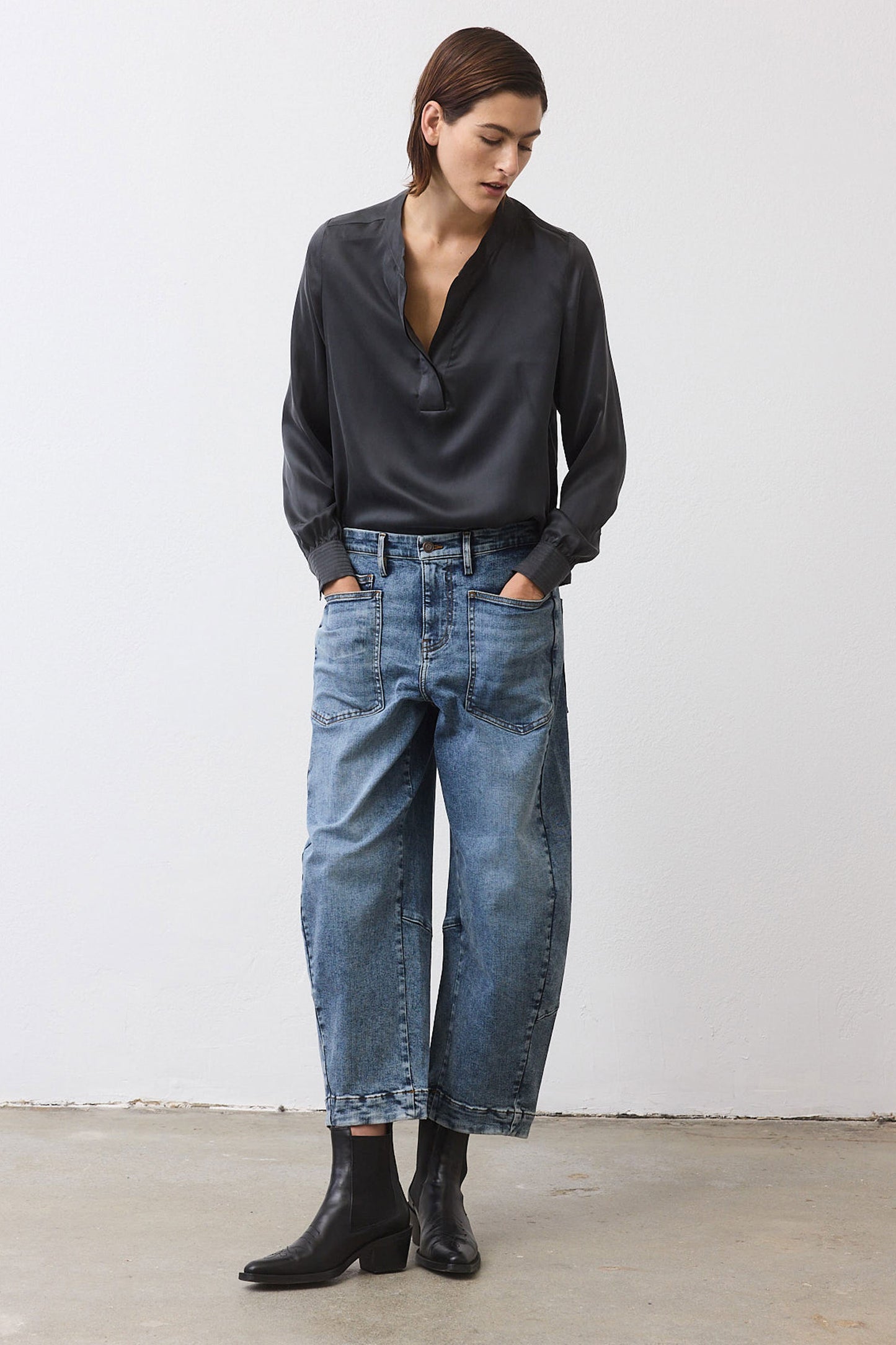 The Slouchy Denim Pants