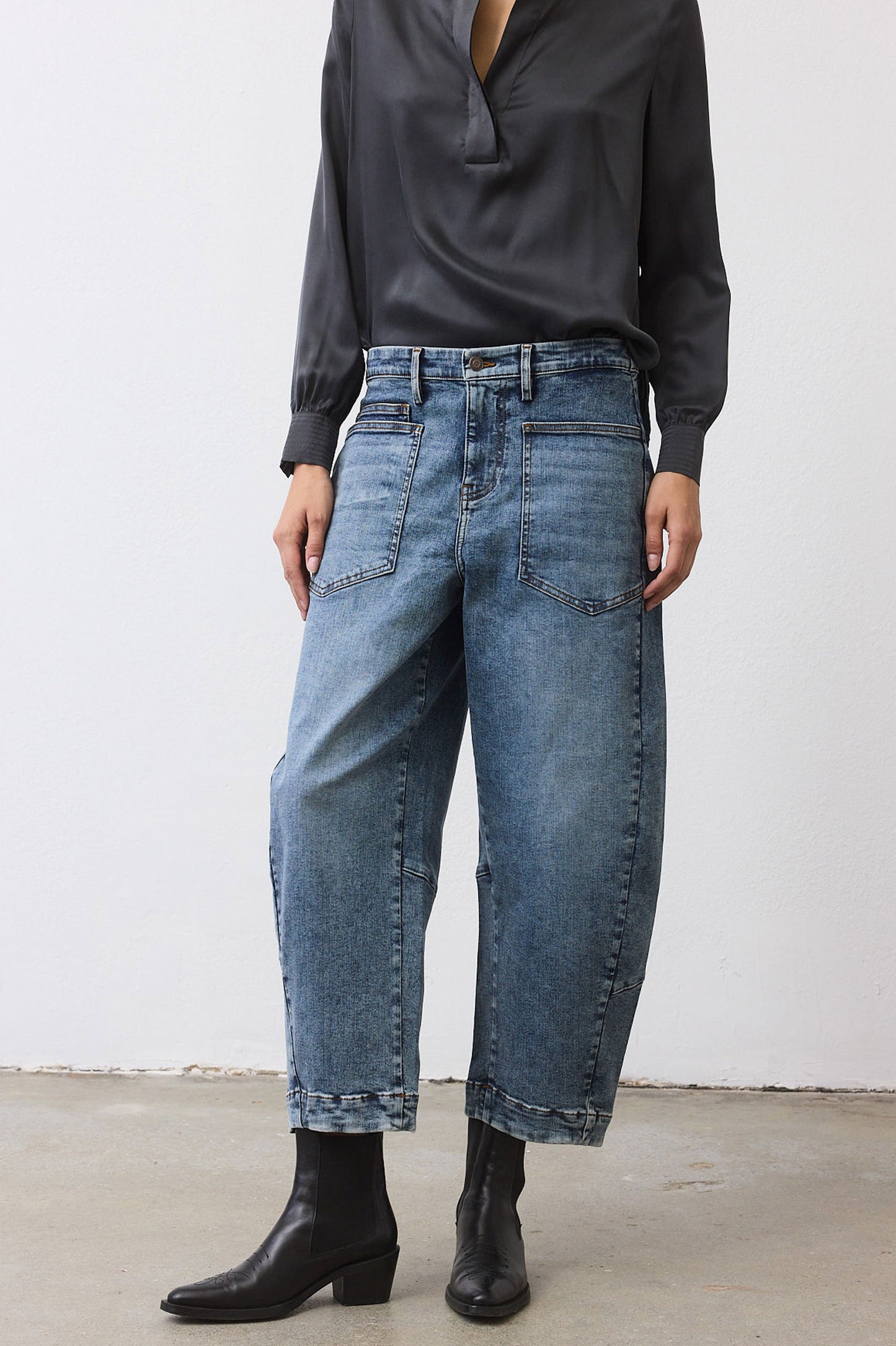 The Slouchy Denim Pants