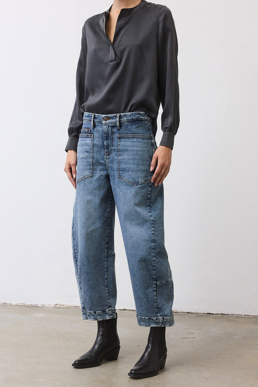 The Slouchy Denim Pants